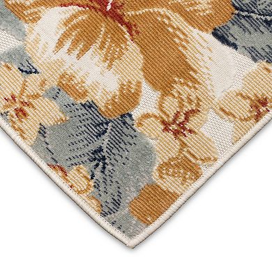 Liora Manne Canyon Tropical Floral Indoor Outdoor Rug