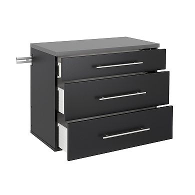 Prepac HangUps 3-Drawer Base Storage Wall Cabinet