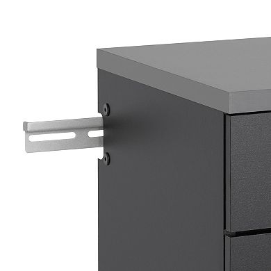 Prepac HangUps 3-Drawer Base Storage Wall Cabinet