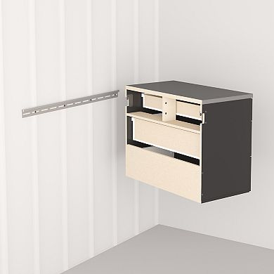 Prepac HangUps 3-Drawer Base Storage Wall Cabinet