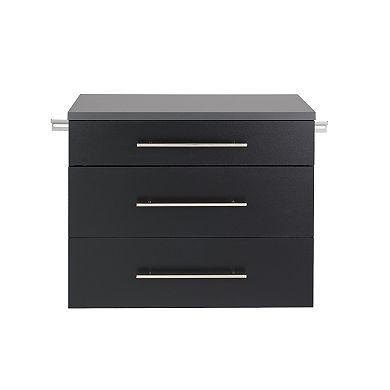 Prepac HangUps 3-Drawer Base Storage Wall Cabinet