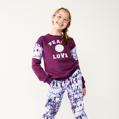 Girls 6-20 SO® Favorite Fleece Pullover Graphic Sweatshirt in Regular & Plus