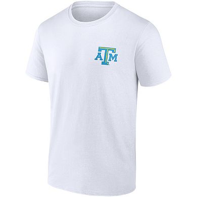 Men's Fanatics Branded White Texas A&M Aggies High Hurdles T-Shirt