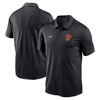 Men's Nike Black San Francisco Giants Cooperstown Collection Rewind Franchise Performance Polo
