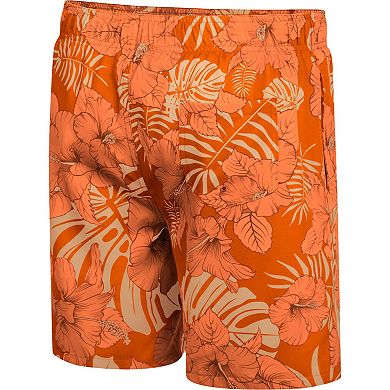Men's Colosseum Orange Clemson Tigers The Dude Swim Shorts