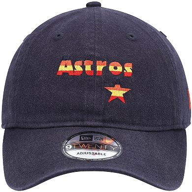 Men's New Era Navy Houston Astros Fashion Core Classic 9TWENTY Adjustable Hat