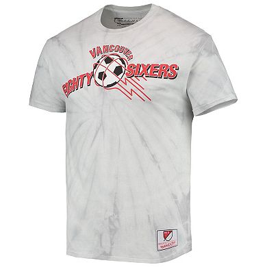 Men's Mitchell & Ness White Vancouver Whitecaps FC Since '96 Tie-Dye T-Shirt