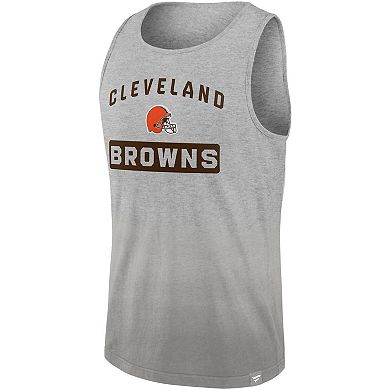 Men's Fanatics Branded Heathered Gray Cleveland Browns Our Year Tank Top
