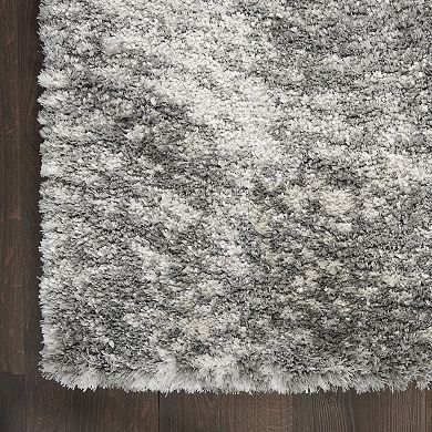 Nourison Luxurious Shag Abstract Wave Indoor Rug