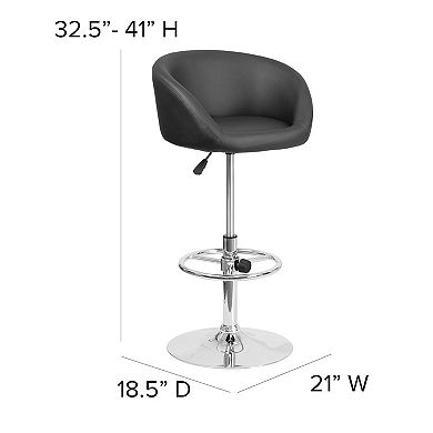 Flash Furniture Stylish Adjustable Height Bar Stool