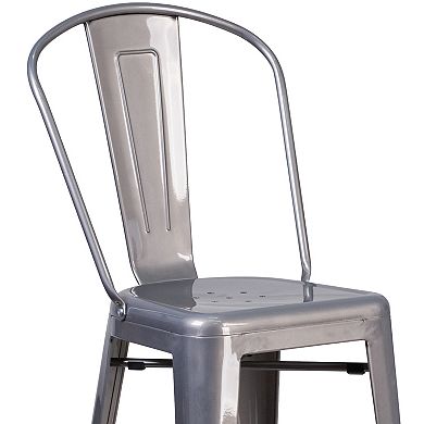 Flash Furniture 30-in. Bar Stool with Back