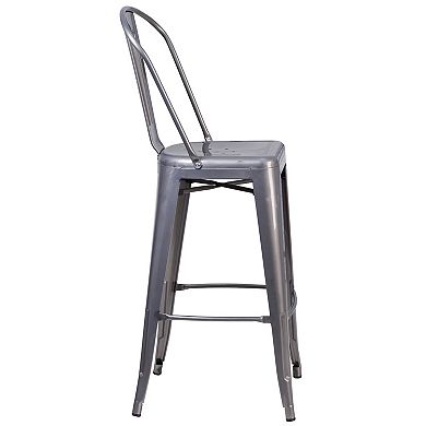 Flash Furniture 30-in. Bar Stool with Back