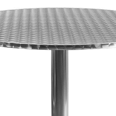 Flash Furniture Round Indoor / Outdoor Pedestal Dining Table