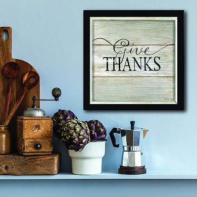 Courtside Market Give Thanks Framed Wall Decor