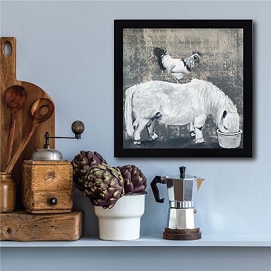 Courtside Market Shetland And Co. Framed Wall Decor