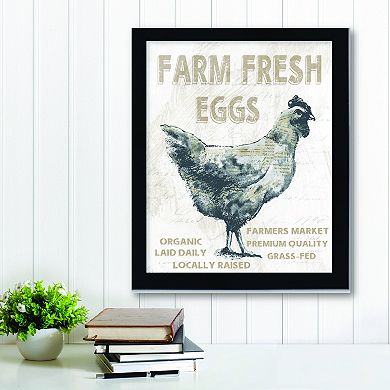 Courtside Market Fresh Farm Eggs I Framed Wall Decor