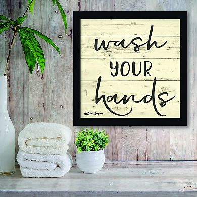 Courtside Market Wash Framed Wall Decor