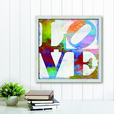 Courtside Market Staked Love Framed Wall Decor
