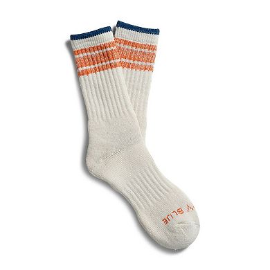 United By Blue Adult Striped Soft Hemp Trail Socks
