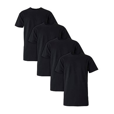 Men's Tall Hanes Ultimate® Cool Comfort® FreshIQ® Crewneck T-Shirt 4-Pack