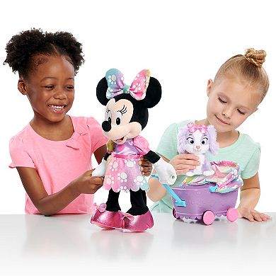 Disney Junior Minnie Mouse Waggin' Wagon Feature Plushes and Vehicle Playset by Just Play