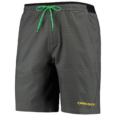 Men's Columbia Gray Oregon Ducks Twisted Creek Omni-Shield Shorts