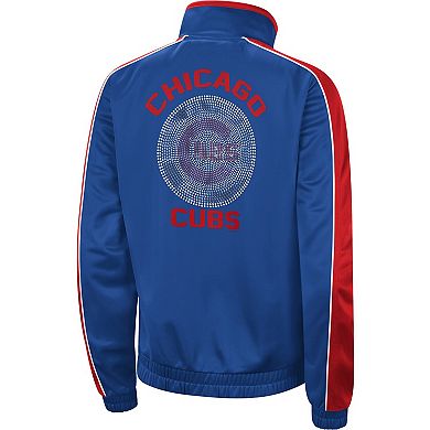 Women's G-III 4Her by Carl Banks Royal Chicago Cubs Gamer Full-Zip Track Jacket
