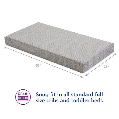 Sealy Butterfly 2-Stage Antibacterial Ultra Firm Crib Mattress