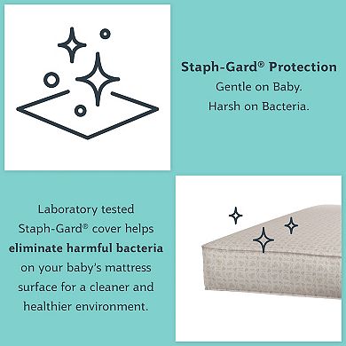 Sealy Butterfly 2-Stage Antibacterial Ultra Firm Crib Mattress