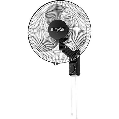 Active Air ACFW16HDB 16 Inch 3-Speed Metal Wall Mountable Oscillating Fan  (2)