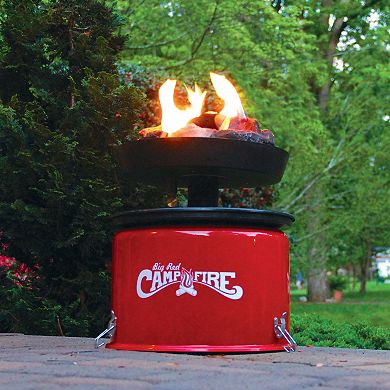 Camco Big Red Outdoor Portable Tabletop Propane Heater Fire Pit, 13.25 Inch