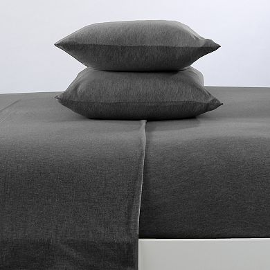 Madelinen® Tech Knit Brie Jersey Sheet Set with Pillowcases
