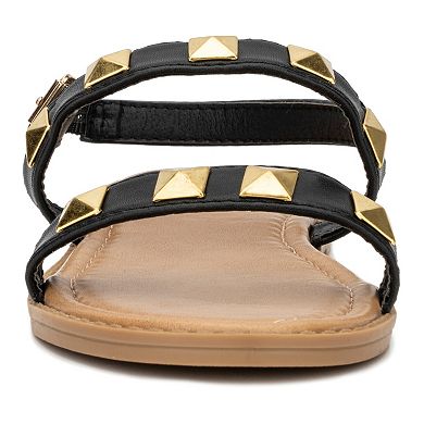 Olivia Miller Double Trouble Stud Girls' Sandals