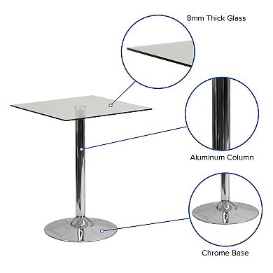 Flash Furniture Square Bistro Table