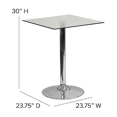 Flash Furniture Square Bistro Table