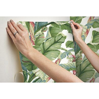 RoomMates Banana Leaf Peel & Stick Wallpaper