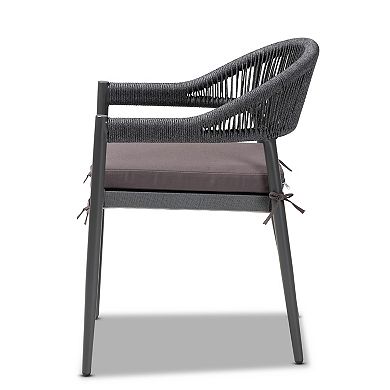 Baxton Studio Wendell Outdoor Dining Chair