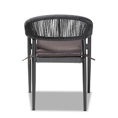 Baxton Studio Wendell Outdoor Dining Chair