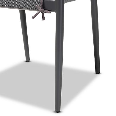 Baxton Studio Wendell Outdoor Dining Chair