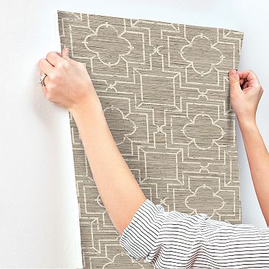 RoomMates Quatrefoil Trellis Peel & Stick Wallpaper