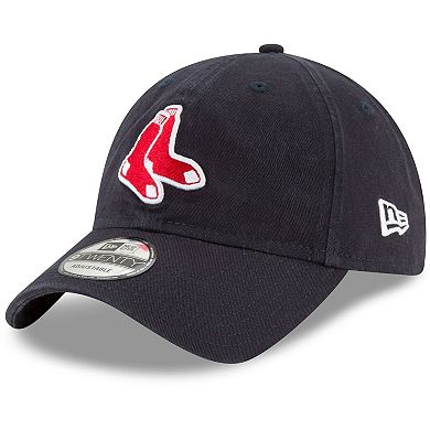 Men's New Era Navy Boston Red Sox Logo Replica Core Classic 9TWENTY Adjustable Hat