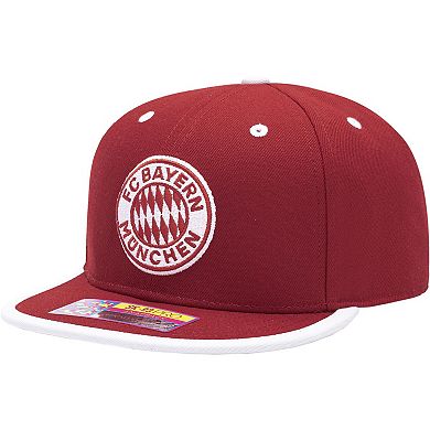 Men's Red Bayern Munich Tape Snapback Hat