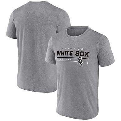 Men's Fanatics Branded Heathered Gray Chicago White Sox Durable Goods Synthetic T-Shirt