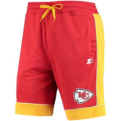Men's Starter Red/Gold Kansas City Chiefs Fan Favorite Fashion Shorts