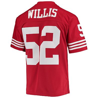 Men's Mitchell & Ness Patrick Willis Scarlet San Francisco 49ers Legacy Replica Jersey