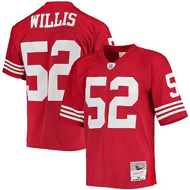 Men's Mitchell & Ness Patrick Willis Scarlet San Francisco 49ers Legacy Replica Jersey