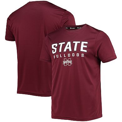 Men's Champion Maroon Mississippi State Bulldogs Stack T-Shirt