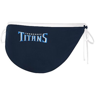 Women's G-III 4Her by Carl Banks Navy Tennessee Titans Perfect Match Bikini Bottom