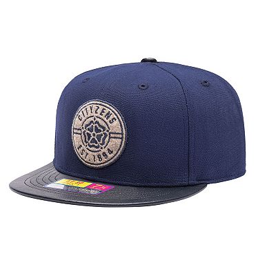 Men's Navy Manchester City Swatch Fitted Hat