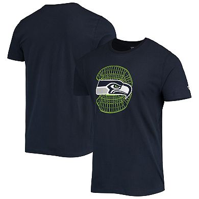 Men's New Era College Navy Seattle Seahawks Stadium T-Shirt